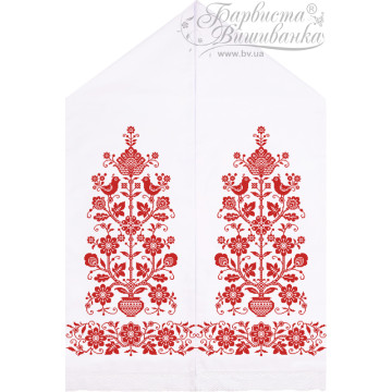 Схема Весільний рушник для вишивки бісером і нитками на тканині (ТР421пн5099)