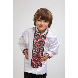 Заготовка детской сорочки на 1-3 лет Подолье для вышивки бисером (СД010кБ28нн)