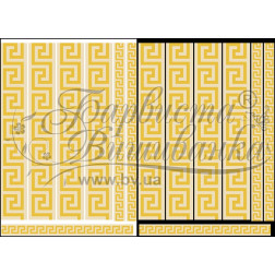 Набор бисера Preciosa для вышивки бисером к схеме для вышивания на водорастворимом клеевом флизелине Канва с нанесенным рисунком (ФЛ004гн2030b)