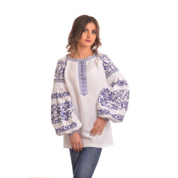 Сшитая женская вышиванка БОХО для вышивки нитками , Лилея (ЖЕ008лБ4201_054_116)