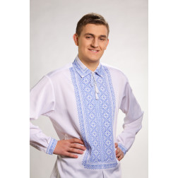 Сшитая мужская сорочка – вышиванка  Мамина нежность для вышивки бисером и нитками (СЧ005шБ5603)
