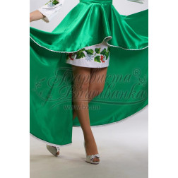 Набор бисера Preciosa для вышивки бисером к женской заготовке юбки – вышиванки Цвет калины (СЖ016пБннннb)