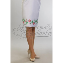 Набор бисера Preciosa для вышивки бисером к женской заготовке юбки – вышиванки Хрупкие розы (СЖ017пБннннb)