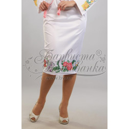 Набор бисера Preciosa для вышивки бисером к женской заготовке юбки – вышиванки Королевские цветы (СЖ023пБннннb)