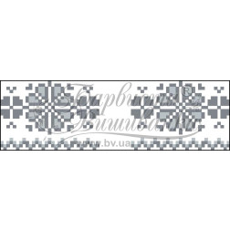 Набор для вышивания бисером Барвиста Вышиванка Рушничок для Свадебных букетов и декора 10х25 (ТР060пн1025k)