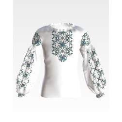 Набор бисера Preciosa для вышивки бисером к детской заготовке блузки - вышиванки  Нежность весны (ВЕ041пБннннb)