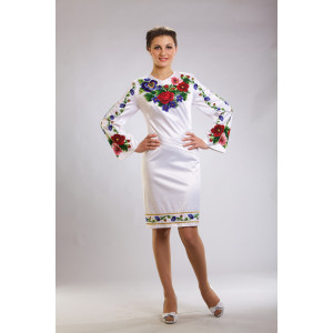 Woman’s beaded dress-vyshyvanka (WP035cWnn00)