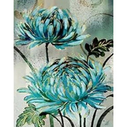 for creativity with rhinestones  on a stretcher "Chrysanthemum" 50х40 cm. (178376Set)
