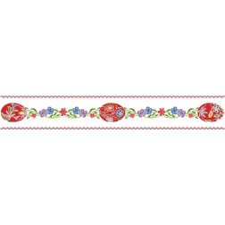 Fabric with stamped cross stitch for cross stitch embroidery Barvysta Vyshyvanka Easter Table Runner 102x16 (TR247pW9916)
