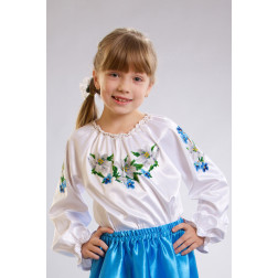 Preciosa bead kit for beading for kid`s shirt (Ukrainian vyshyvanka), 1-3 years Lilies (BD006pW28nnb)