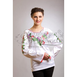Preciosa bead kit for beading for women's shirt (Ukrainian vyshyvanka) Roses and violets (BJ022pWnnnnb)
