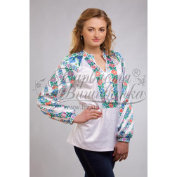DMC thread kit for cross stitch embroidery for women's shirt (Ukrainian vyshyvanka) Bukovina flower BJ095pWnnnnh