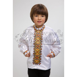 DMC thread kit for cross stitch embroidery for kid`s shirt (Ukrainian vyshyvanka), 1-3 years Prykarpattya CD003pW28nnh