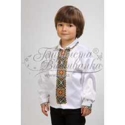 DMC thread kit for cross stitch embroidery for kid`s shirt (Ukrainian vyshyvanka), 1-3 years Borshchiv flower CD004pW28nnh