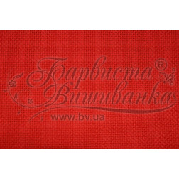 Aida 14 ct Red (54st.) Hungary, 150cm, (100% cotton), the price is for 0,75 metres in width. (FA142xR1475)