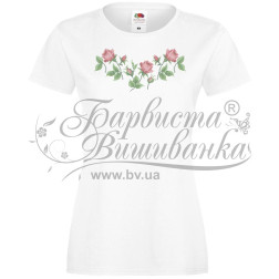 Women's T-shirt vyshyvanka women's printed by cross-stitch (XS) FJ017xW4201