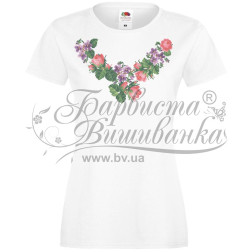 Women's T-shirt vyshyvanka women's printed by cross-stitch (XS) FJ022xW4201