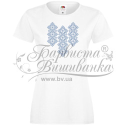 Women's T-shirt vyshyvanka women's printed by cross-stitch (XS) FJ065xW4201