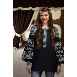 Sewed women's shirt (Ukrainian boho vyshyvanka) with printed pattern for embroidering Barvysta Vyshyvanka Dream (JE002lU4201_217_001)