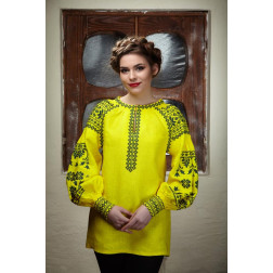 Sewed women's shirt (Ukrainian boho vyshyvanka) with printed pattern for embroidering Barvysta Vyshyvanka Dream (JE002lY4201_009_014)