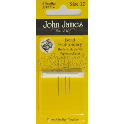 Short Beading/Bead Embroidery Needle - Sizes 12 (JJ10712)