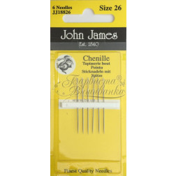 Regular Chenille Sewing Needle - Sizes 26 - Crewel / Ribbon Embroidery (JJ18826)