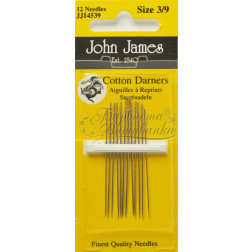 Short / Cotton Darners Hand Sewing Needles Sizes 3/9 (JJ14539)
