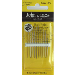 Ball Point Embroidery Needle - Sizes 3/7 (JJ13637)