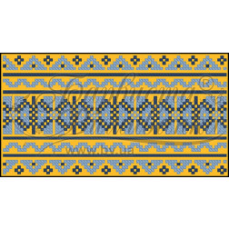 DMC thread kit for clutch bag (Ukrainian boho vyshyvanka) (KE005lYnn01_011_176h)