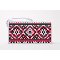 Cross stitch kit Barvysta Vyshyvanka Sewed clutch bag with stamped cross stitch (Ukrainian vyshyvanka) Ancient ornament (KL068pW1301i)