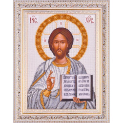 Picture embroidered with beads on pattern Barvysta Vyshyvanka  The Lord Almighty 31x40 (OT034an2332)