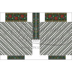 DMC thread kit for cross stitch embroidery for women's dress (Ukrainian vyshyvanka) Borshchivska PL123pWnnnnh