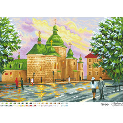 Bead embroidery kit Barvysta Vyshyvanka The quiet twilight 61x43 (TM004pn6143k)