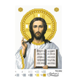 Bead embroidery kit Barvysta Vyshyvanka The Lord Almighty 16x22 (TO042pn1622k)