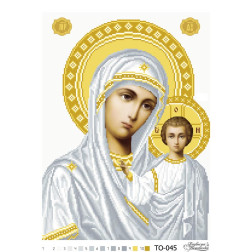 Bead embroidery kit Barvysta Vyshyvanka Kazan's Icon Of The Mother Of God 32x43 (TO045pn3243k)