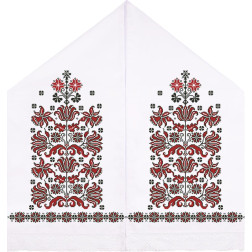 DMC thread kit for cross stitch embroidery for fabric with stamped cross stitch of Wedding towel (TR054pn4599h)