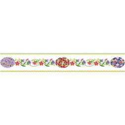 Bead embroidery kit Barvysta Vyshyvanka Easter Table Runner 102x16 (TR243pW9916k)