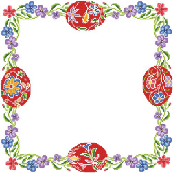 Bead embroidery kit Barvysta Vyshyvanka Easter tablecloth 75x75 (TR246pW5252k)