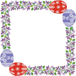 Bead embroidery kit Barvysta Vyshyvanka Easter tablecloth 75x75 (TR250pW5252k)