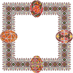Bead embroidery kit Barvysta Vyshyvanka Easter tablecloth 75x75 (TR254pW5252k)