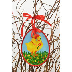 Bead embroidery kit Barvysta Vyshyvanka Sewed Easter toy 10x13 (TR265aW1013k)