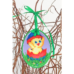 Bead embroidery kit Barvysta Vyshyvanka Sewed Easter toy 10x13 (TR267aW1013k)
