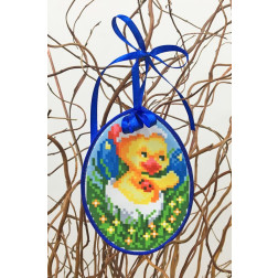 Bead embroidery kit Barvysta Vyshyvanka Sewed Easter toy 10x13 (TR268aW1013k)