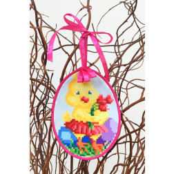 Bead embroidery kit Barvysta Vyshyvanka Sewed Easter toy 10x13 (TR269aW1013k)