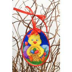 Bead embroidery kit Barvysta Vyshyvanka Sewed Easter toy 10x13 (TR271aW1013k)