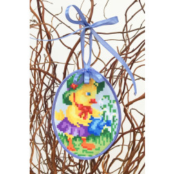 Bead embroidery kit Barvysta Vyshyvanka Sewed Easter toy 10x13 (TR272aW1013k)