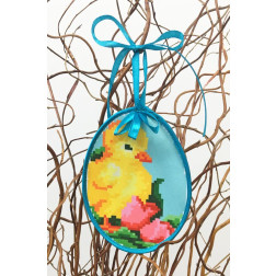 Bead embroidery kit Barvysta Vyshyvanka Sewed Easter toy 10x13 (TR274aW1013k)