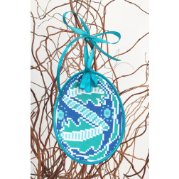 Fabric with stamped cross stitch for cross stitch embroidery Barvysta Vyshyvanka Sewed Easter toy 10x13 (TR293aW1013)