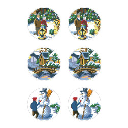 Cross stitch kit Barvysta Vyshyvanka Ice rink series 21x33 (TR587pn2133i)