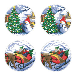 Cross stitch kit Barvysta Vyshyvanka On Christmas Eve series 30x30 (TR589pn3030i)